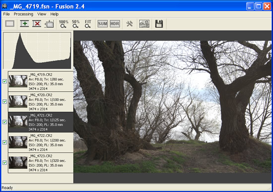 Fusion 2.9.2 software screenshot