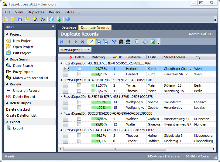 FuzzyDupes 8.5.4 software screenshot