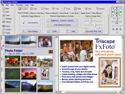 FxFoto 6.0 software screenshot