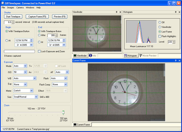 GBTimelapse 3.14.3.0 software screenshot