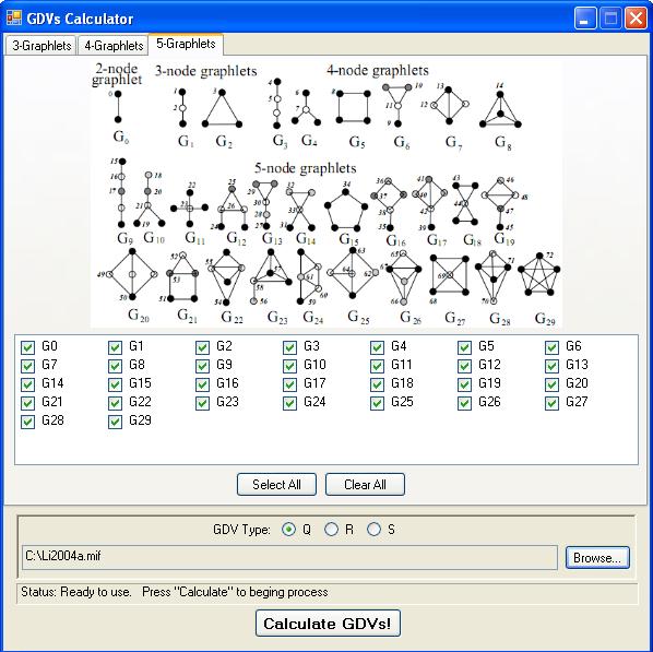 GDVs Calculator 1.0.0.0 software screenshot
