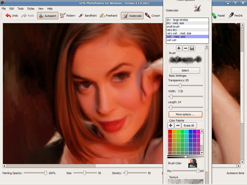 GMX-PhotoPainter 2.8.0.1154 software screenshot