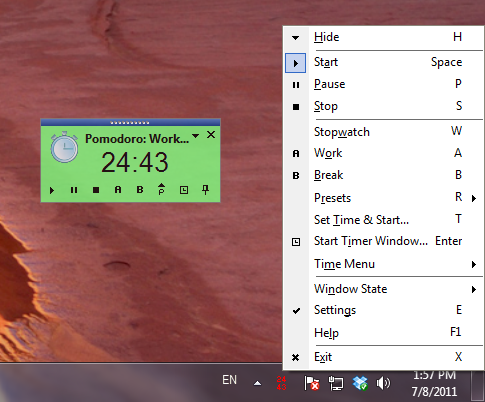 GTD Timer 2015 R9 software screenshot