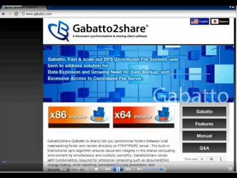 Gabatto2share 2.6.2 software screenshot