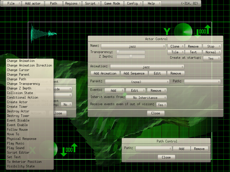 Game Editor 1.4.0 software screenshot