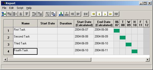 GanttPV for Windows - Project Scheduling v0.10 software screenshot