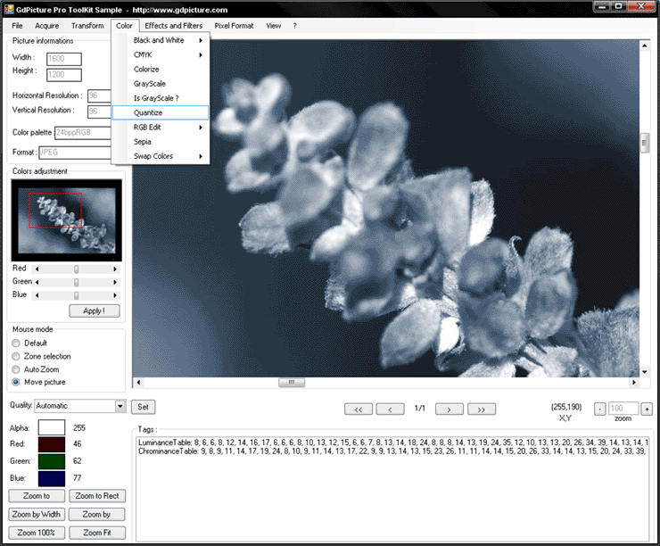 GdPicture Light Imaging Toolkit 4.12.0 software screenshot