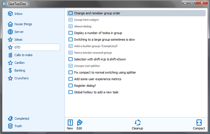 GeeTeeDee Portable 0.2.474 software screenshot