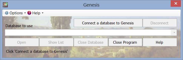 Genesis 1.3.15 software screenshot