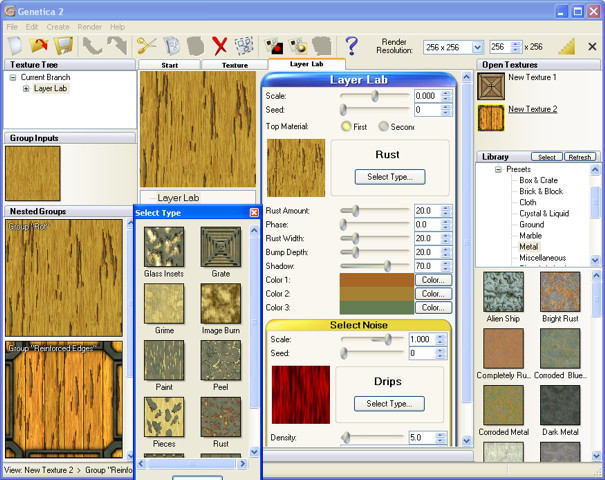 Genetica Pro 4.0.1 software screenshot