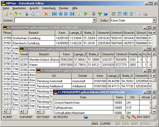 Geo Data German Admin (formerly Geodaten German Houses) 16.11 software screenshot