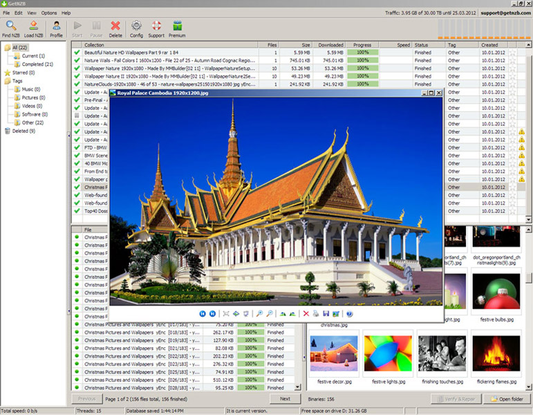 GetNZB 1.403 software screenshot