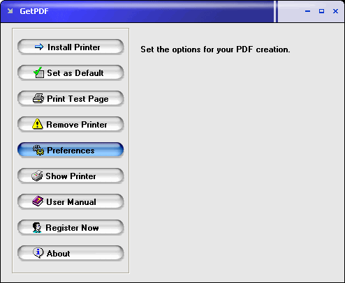 GetPDF 3.0 software screenshot