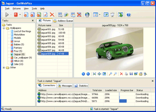 GetWebPics Pro 2.9 software screenshot