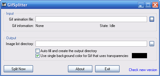GifSplitter 2.0 software screenshot