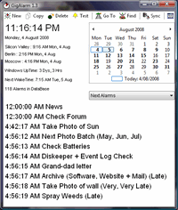 GigAlarm 1.343 software screenshot