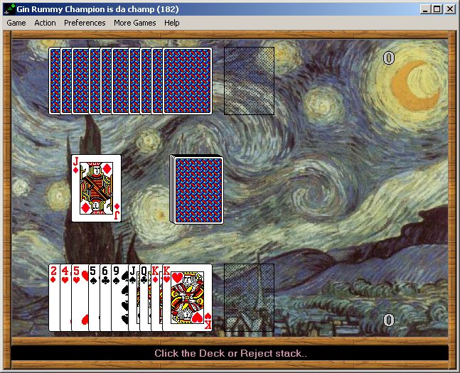 Gin Rummy/Video-Poker 3.0.4 software screenshot