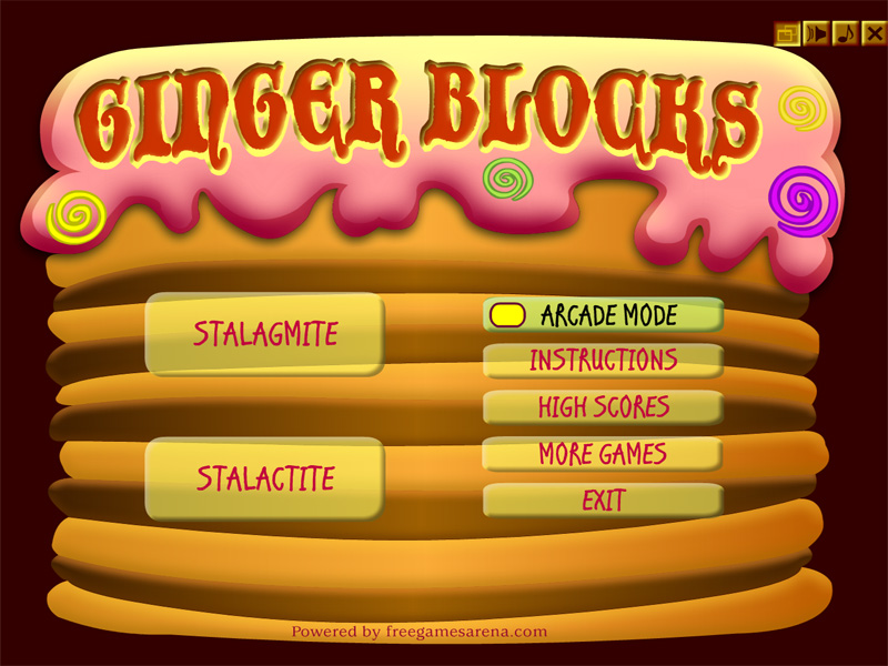 Ginger Blocks 1.0 software screenshot