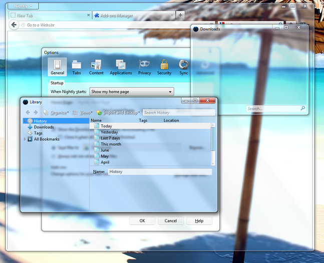 GlassMyFox 1.2.9 software screenshot