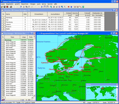 Global Fleet Control 40 software screenshot