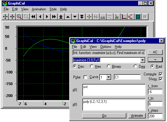 GraphiCal 1.8.1 software screenshot