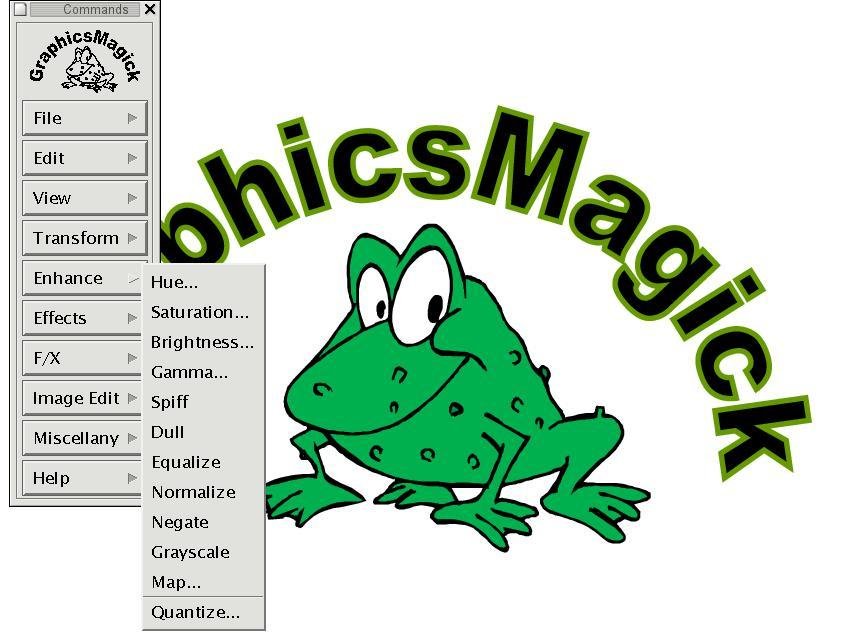 GraphicsMagick 1.3.25 software screenshot