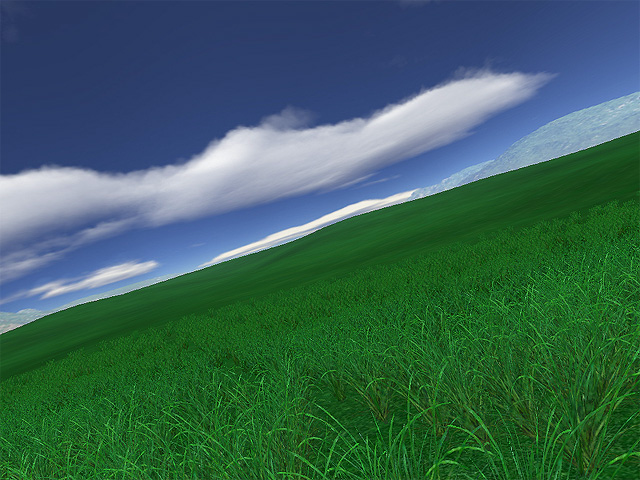 Green Fields 3D Screensaver 1.6 software screenshot