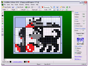 Griddlers Deluxe 2007-6.3 software screenshot