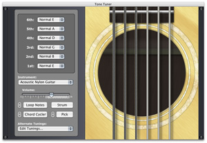 Guitar Shed 2.9 software screenshot