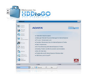 HDDtoGO 3.0.1.7 software screenshot