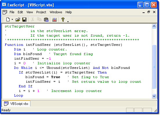 HF ExeScript 3.0 software screenshot