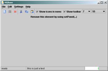 HGBase 0.52 Beta software screenshot