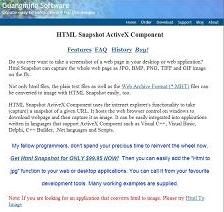 HTML Snapshot 2.1.2013.518 software screenshot