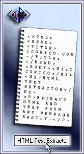 HTML Text Extractor 1.5 software screenshot
