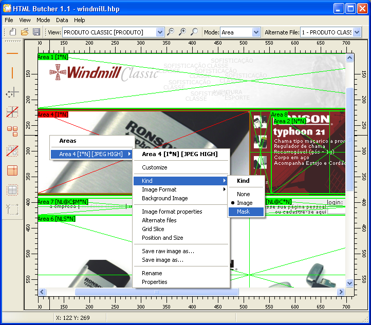 HTMLButcher 1.1.0.28 software screenshot