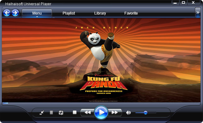 Haihaisoft Universal Player 1.5.8.0 software screenshot