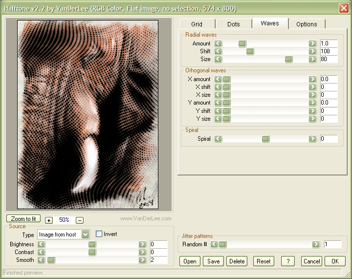 Halftone 2.2 software screenshot