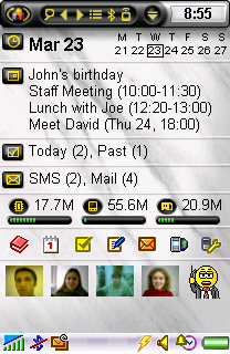 Handy Day 2005 Pro for Sony Ericsson 1.51 software screenshot