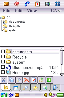 Handy Explorer for Sony Ericsson 1.0 software screenshot