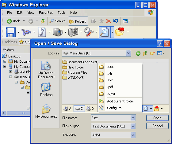 Handy Folders 3.5.0.877 software screenshot