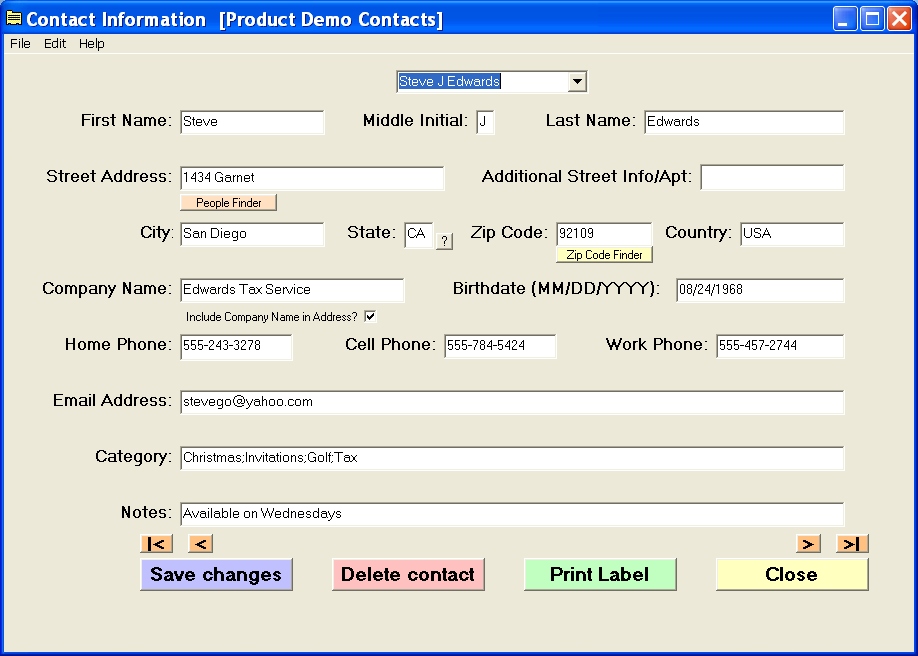 Handy Label Maker 6.3.0 software screenshot