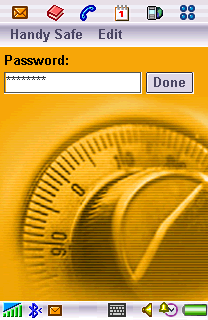 Handy Safe for Sony Ericsson 4.0 software screenshot