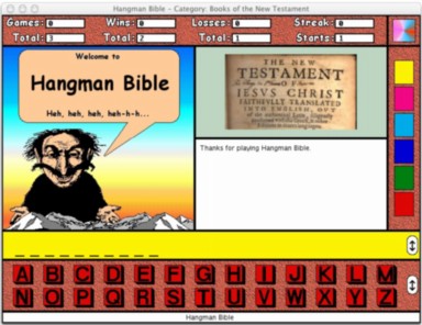 Hangman Bible for Windows 1.0.5 software screenshot