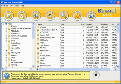 Hard Disk Recovery Software 4.03 software screenshot