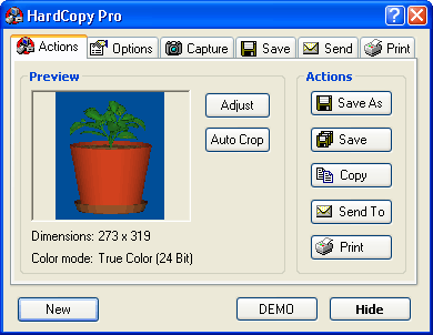 HardCopy Pro 4.7.0 software screenshot