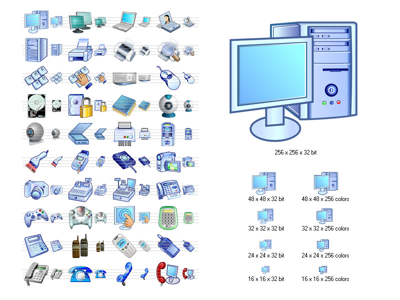 Hardware Icon Library 2.9 software screenshot