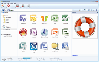 Hetman Uneraser 3.4 software screenshot
