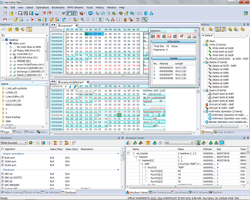 Hex Editor Neo 6.31.00.5980 software screenshot
