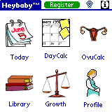 Heybaby (For PalmOS) 2.51 software screenshot