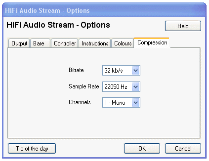 HiFi Audio Stream 2.00 software screenshot